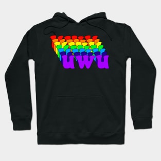 Rainbow UwU Hoodie